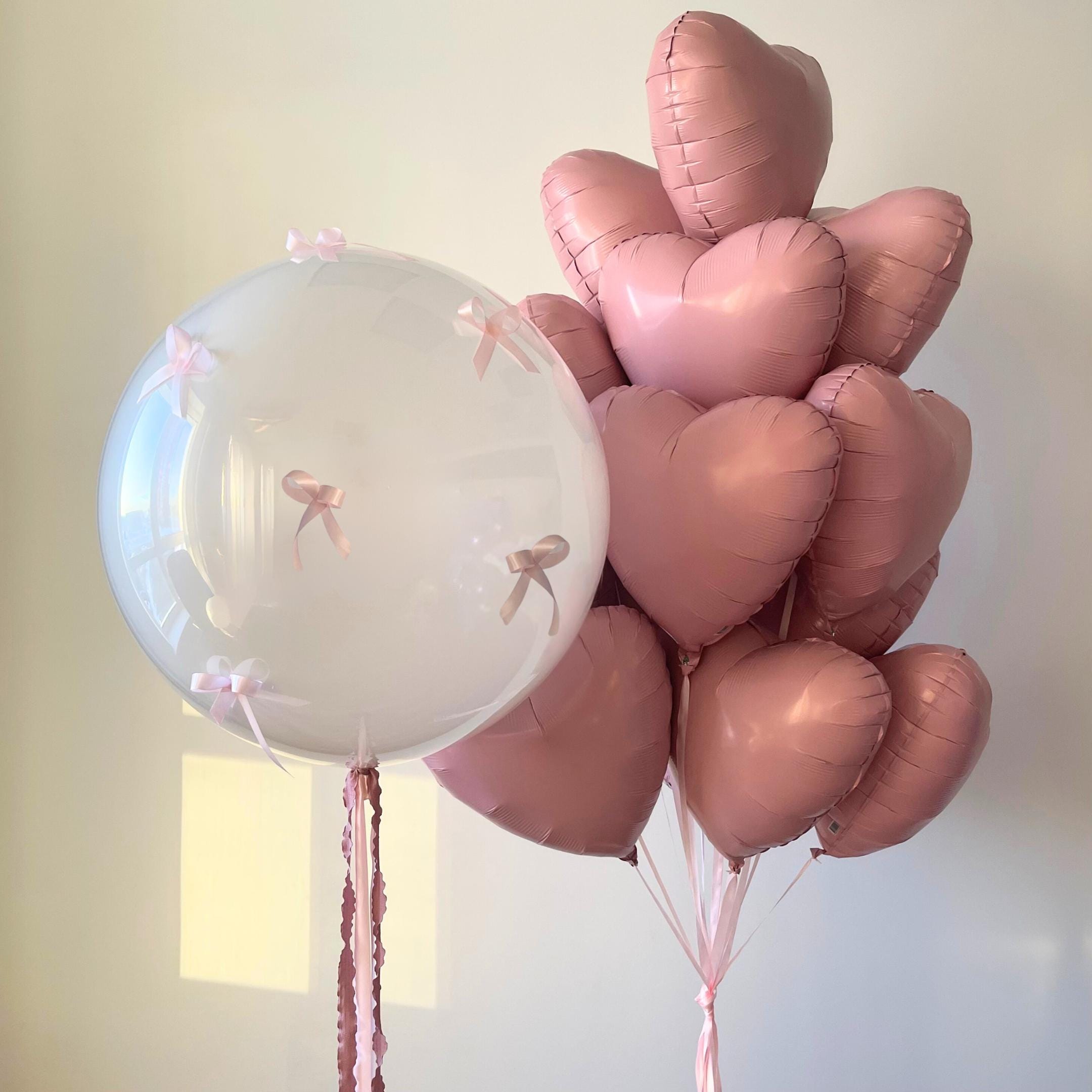 Pink Bow Balloon Bouquet: Coquette Party Decor DIY