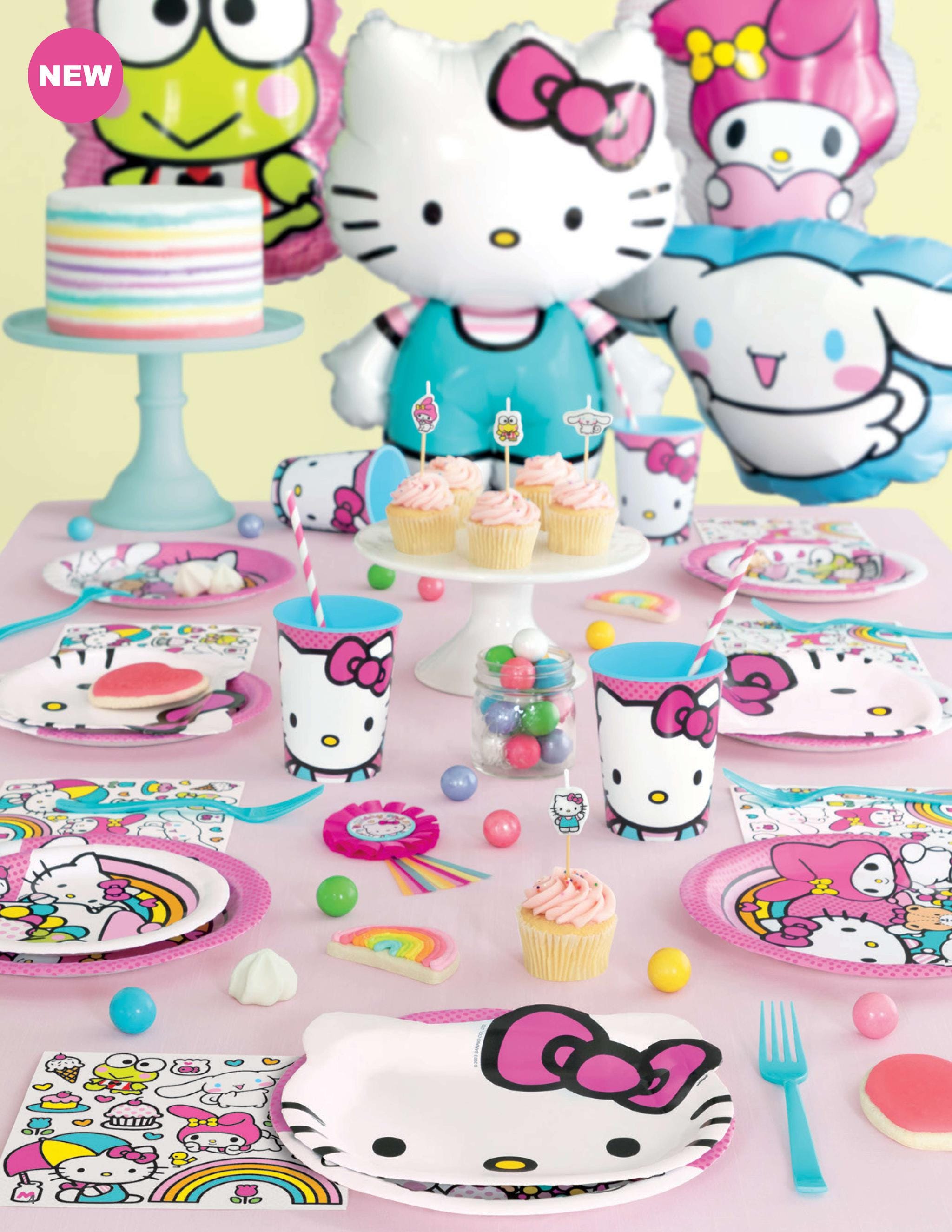 Hello Kitty Balloons - Licensed By Unique Industries | Hello Kitty Party | Hello Kitty Birthday