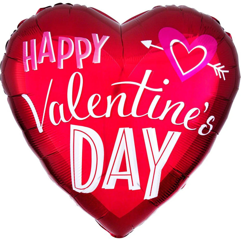 28 inch HAPPY VALENTINE'S DAY HEART ARROW