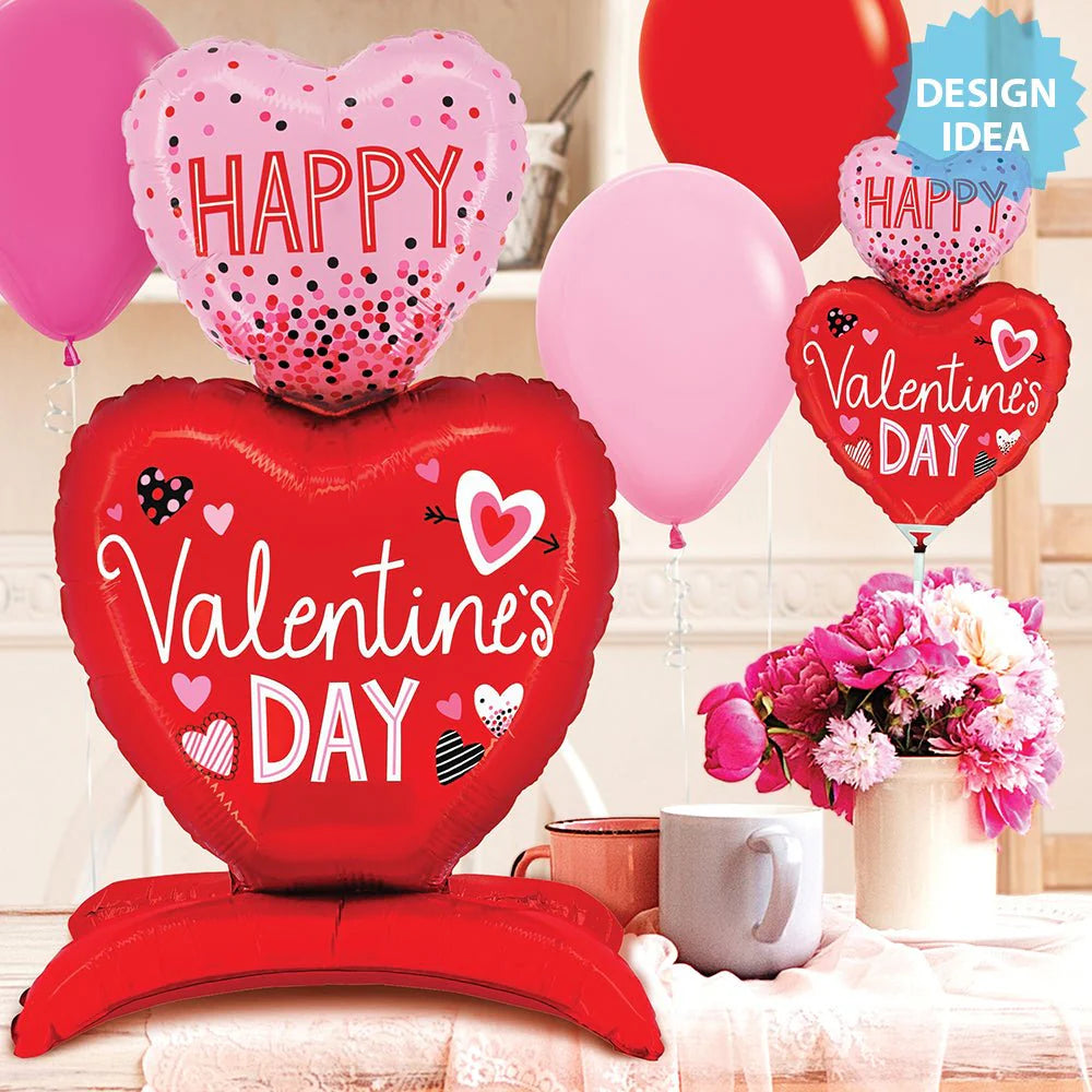 28 inch STANDUPS VALENTINE HEARTS