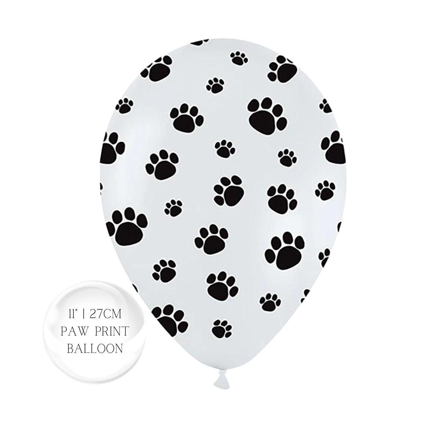 Pink Paw Balloon: 28" Foil Mylar Party Decoration