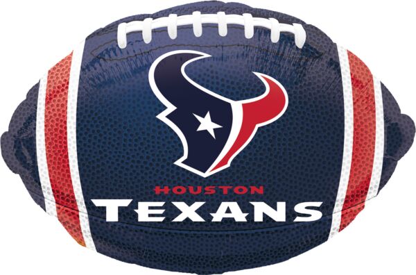 Houston Texans NFL Foil Balloon Bouquet – Football Fan Celebration Decor