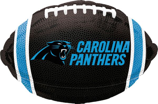 18-Inch Carolina Panthers NFL Football Foil Balloon – Game Day Party Decoration