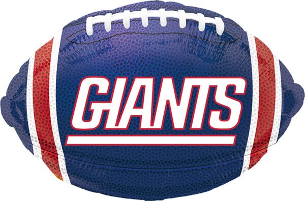 New York Giants NFL Foil Balloon Bouquet – Football Fan Celebration Decor