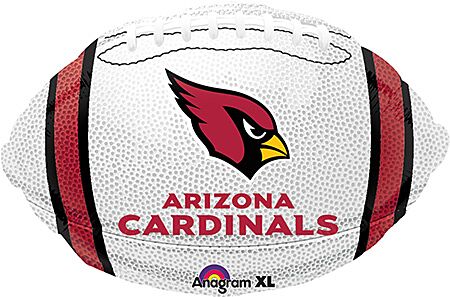 18-Inch Arizona Cardinals NFL Football Foil Balloon – Game Day Party Decoration