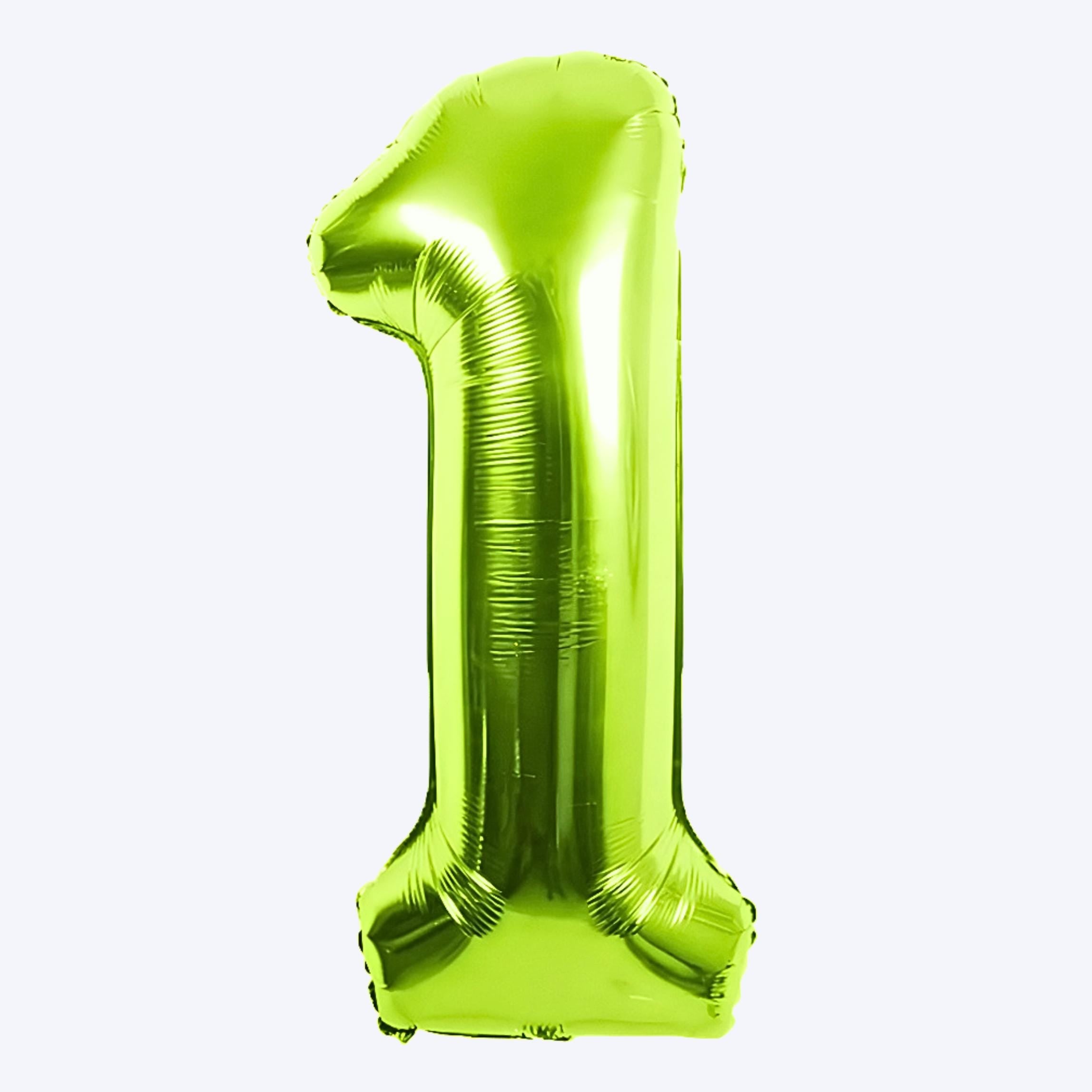 Lime Green Number Balloon, Age Foil Number Balloon, Birthday Party Decorations, Neon Green Balloon Numbers, Jumbo Mylar Number Balloon