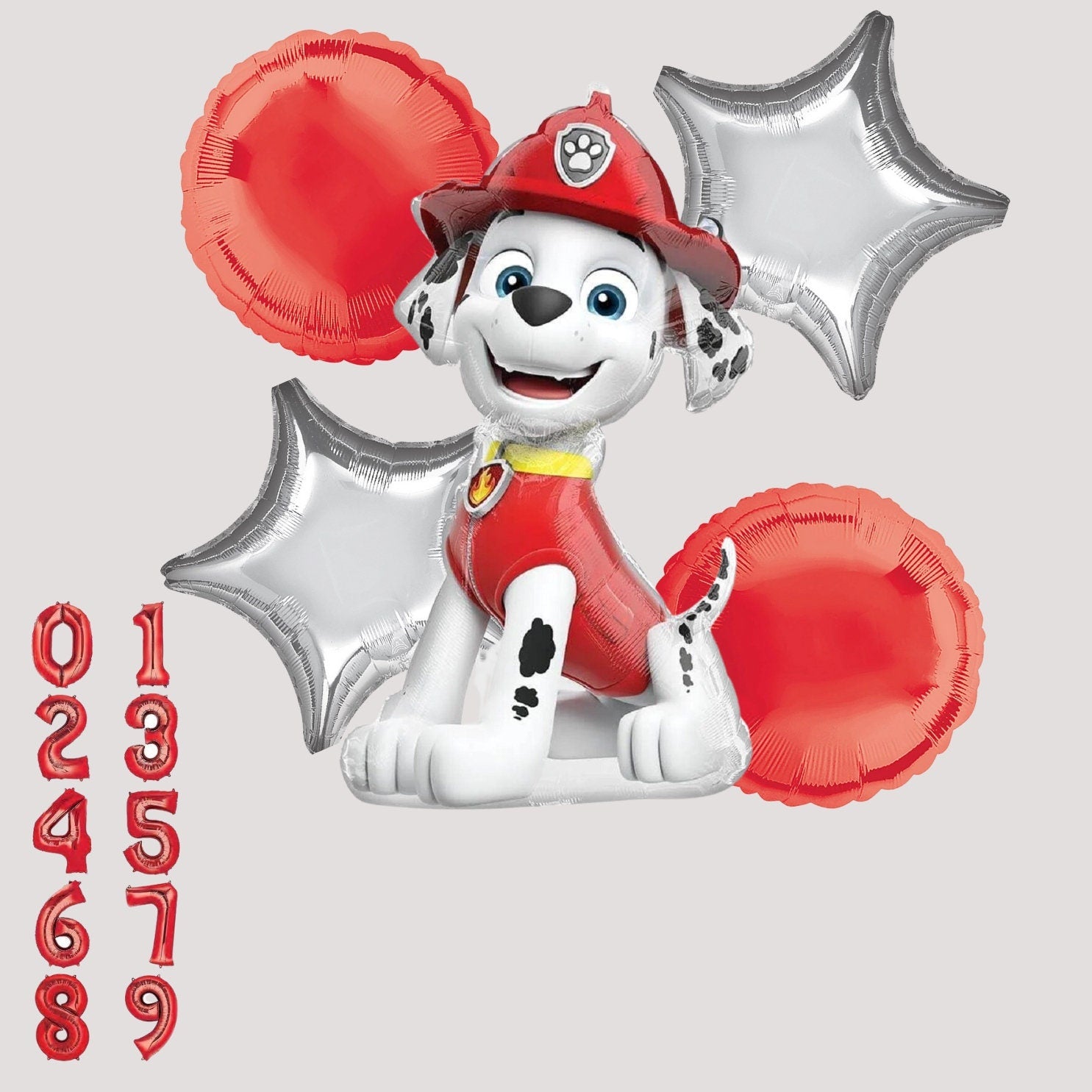 Paw Patrol Marshall Balloon: 33" Foil Mylar Party Decoration