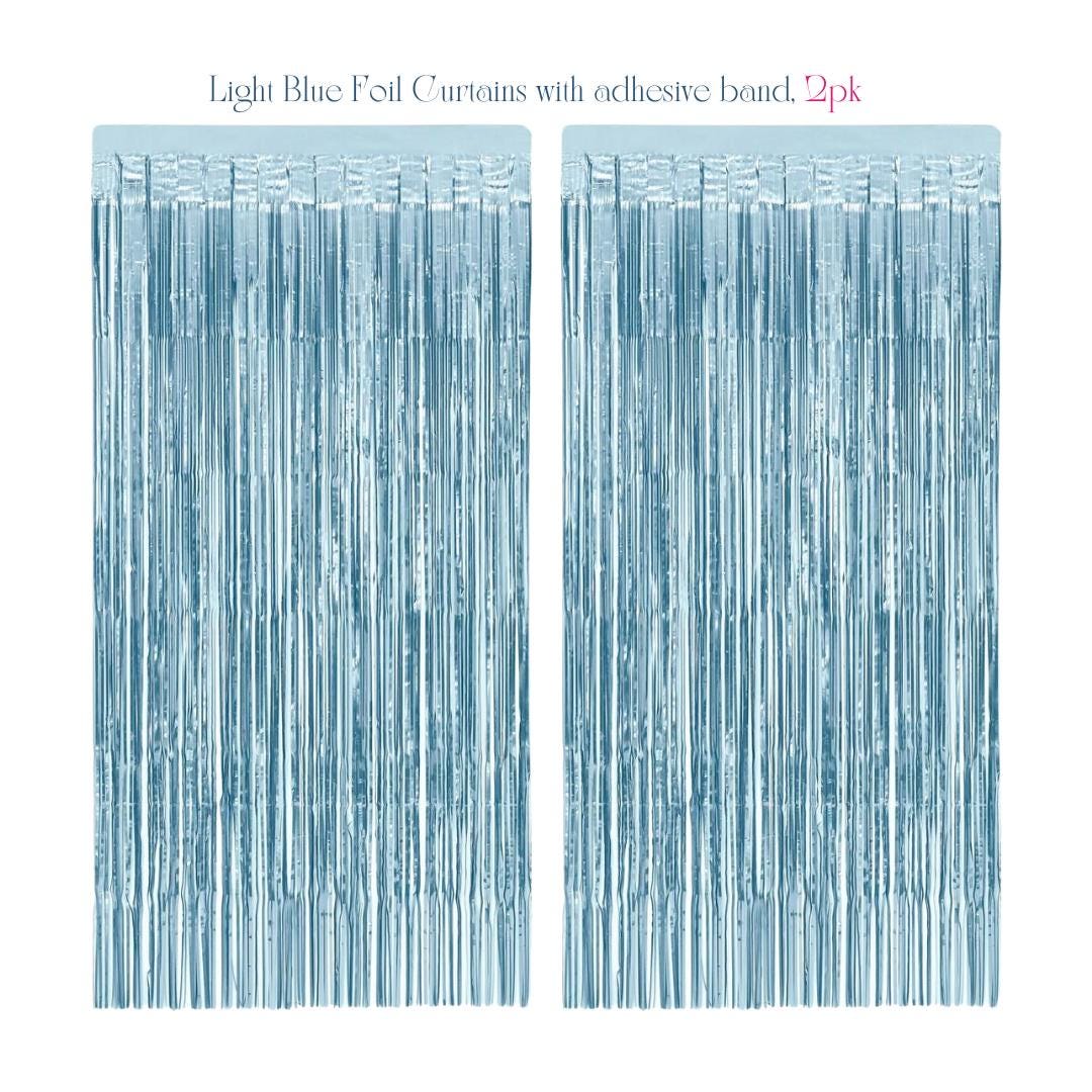 Iridescent Fringe Curtain Backdrop: Birthday, Bachelorette Party Decor (2pk)