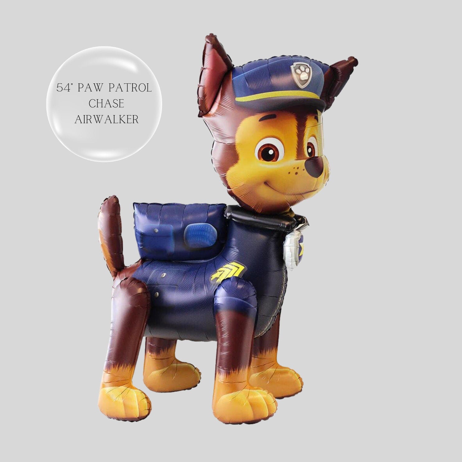54" Chase Paw Patrol Airwalker Balloon: Licensed Anagram Party Decoration