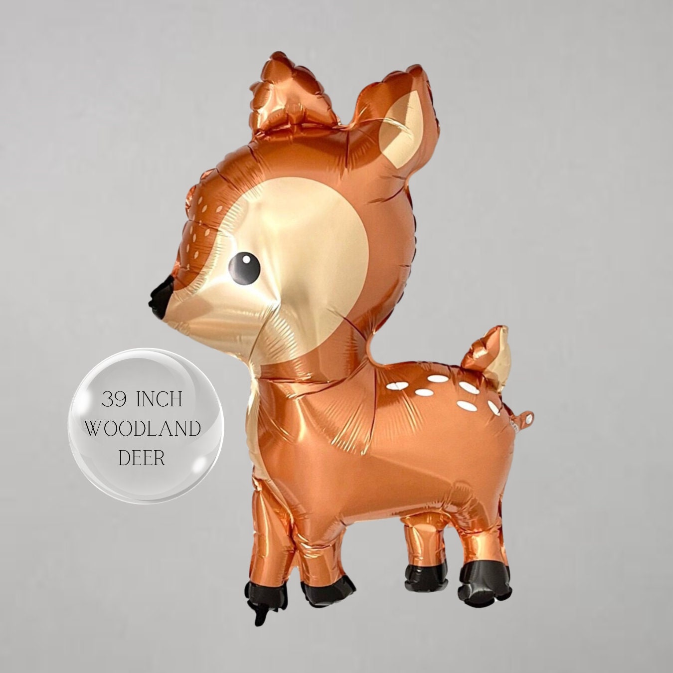 Woodland Deer Balloon: Forest Animal Party Decor
