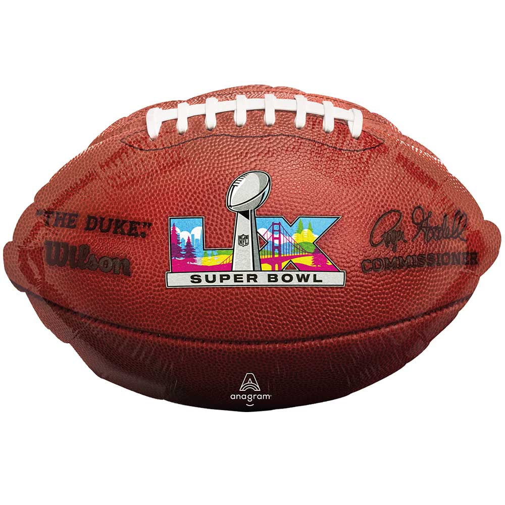 17 inch 2026 SUPER BOWL 60 LX NFL LOGO FOOTBALL