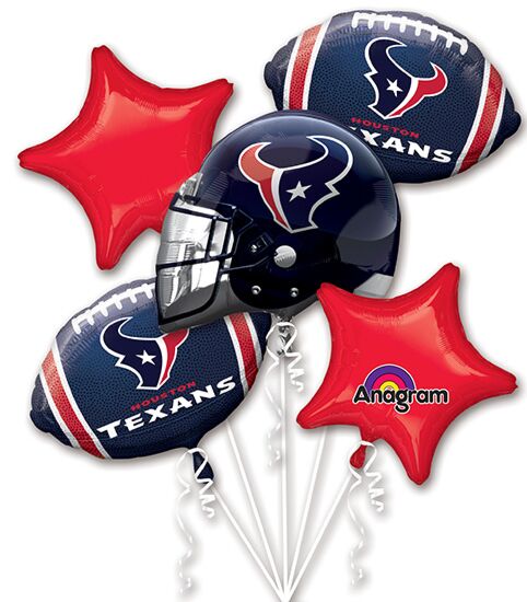 18-Inch Houston Texans NFL Football Foil Balloon – Football Fan Party Decor