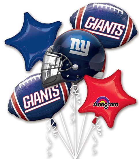 21-Inch New York Giants NFL Helmet Foil Balloon – Football Fan Party Decor