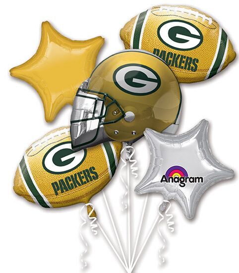 21-Inch Green Bay Packers NFL Helmet Foil Balloon – Football Fan Party Accent