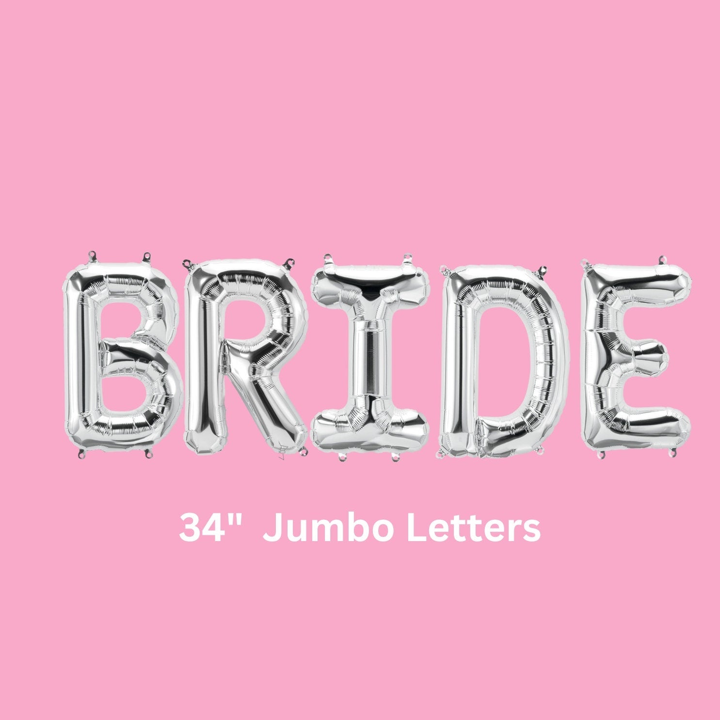 Bride Jumbo Foil Balloons: 34" Bridal Shower Decor