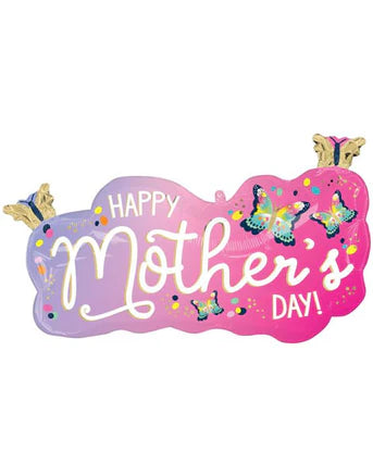 31in Anagram Happy Mother's Day Vibrant Flutters Balloon