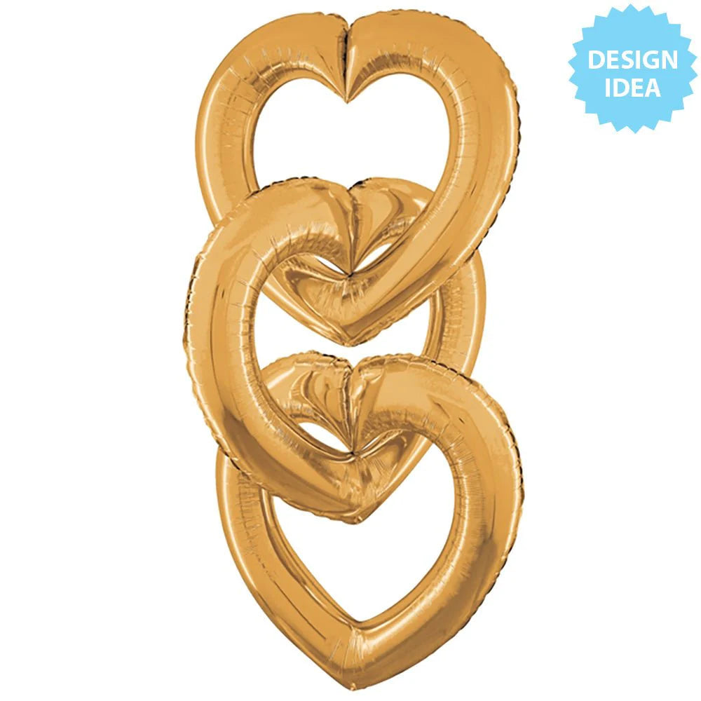 32 inch LINKING HEART GOLD
