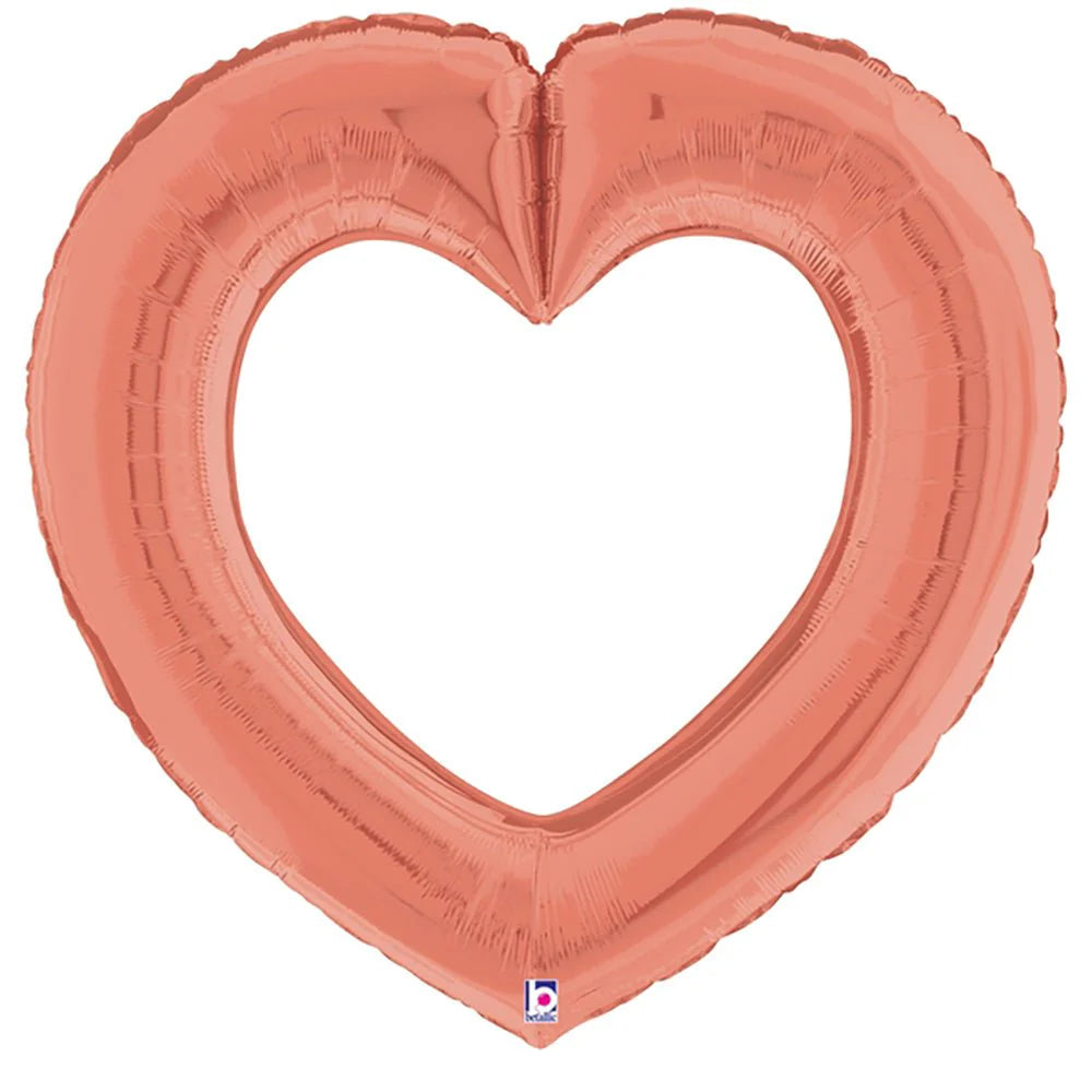 32 inch LINKING HEART ROSE GOLD