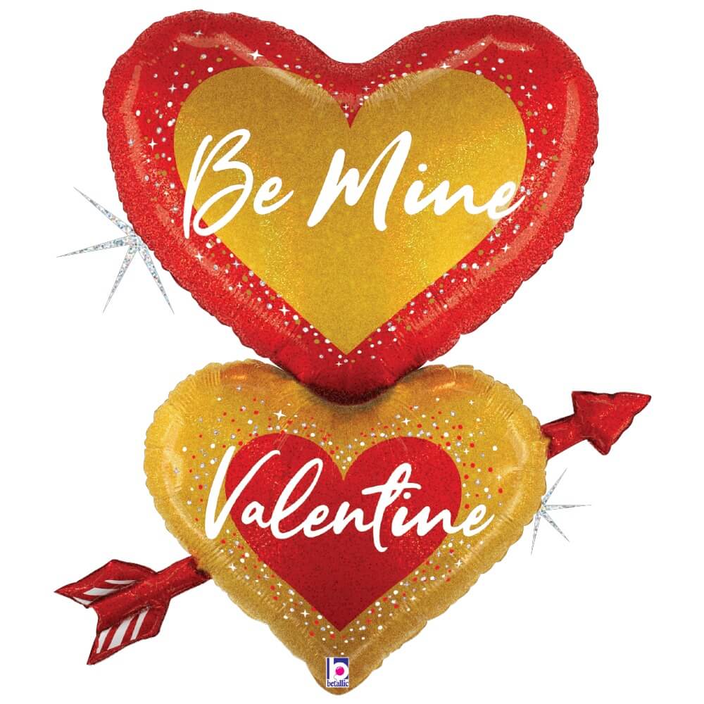 33 inch BE MINE VALENTINE HEART ARROW