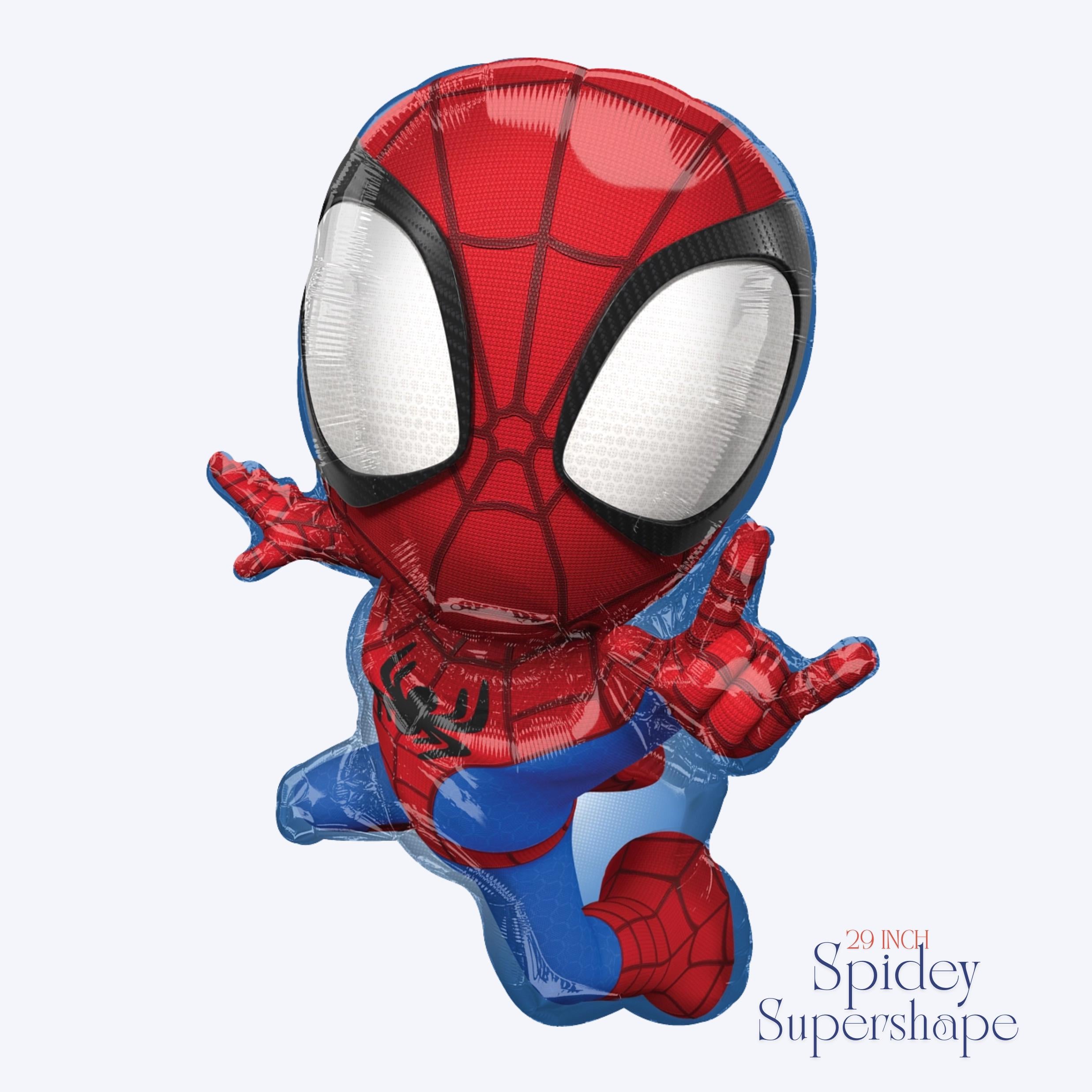 Spidey and Friends Balloon Bouquet | Spidey Balloons & Birthday Decorations | Superhero Party Balloons | Kids Superhero Party Supplies
