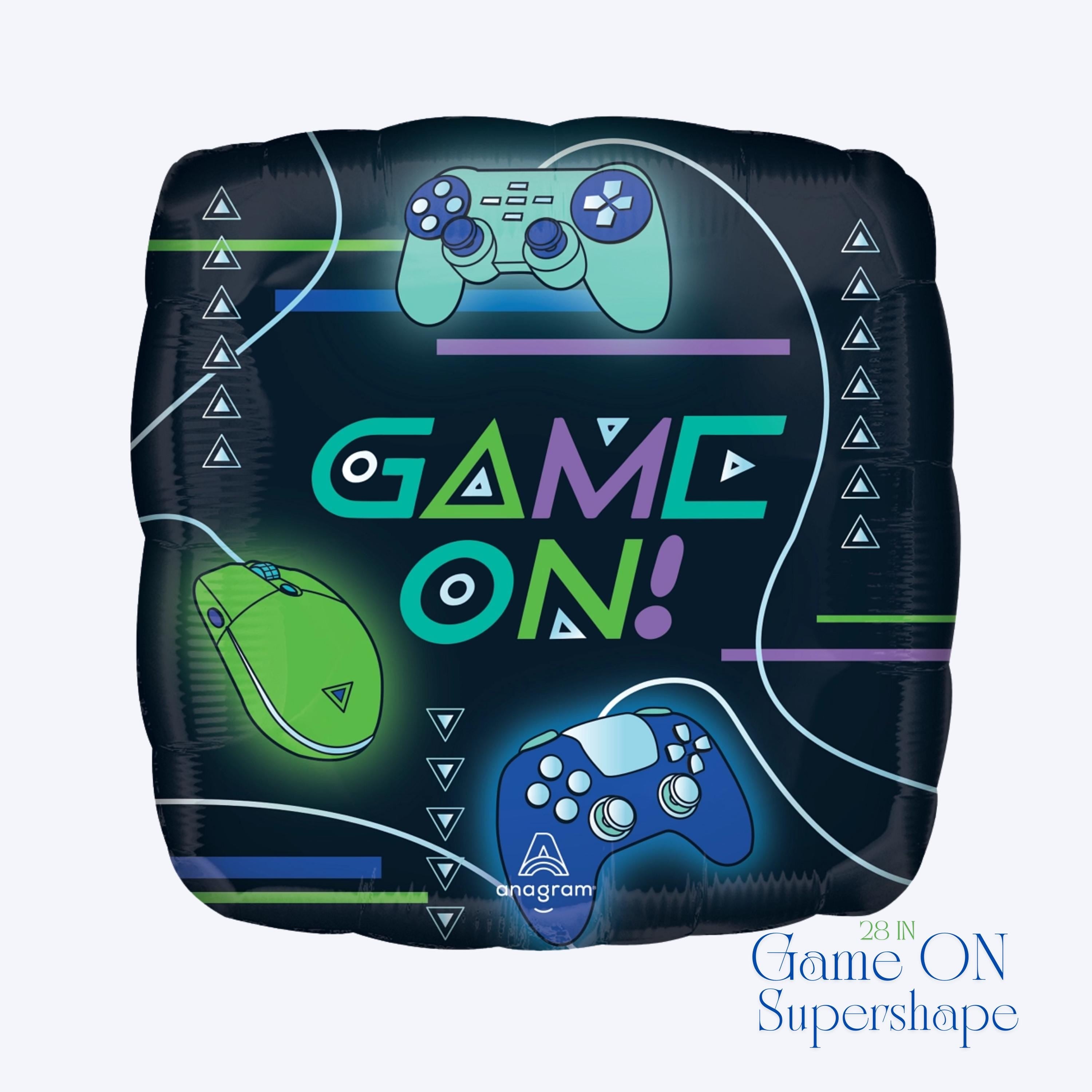 Game On Balloon Bouquet: Video Game Birthday Party Decorations