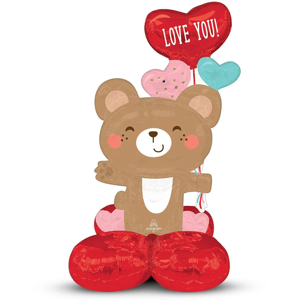 35 inch LOVE YOU! BEAR HUG AIRLOONZ