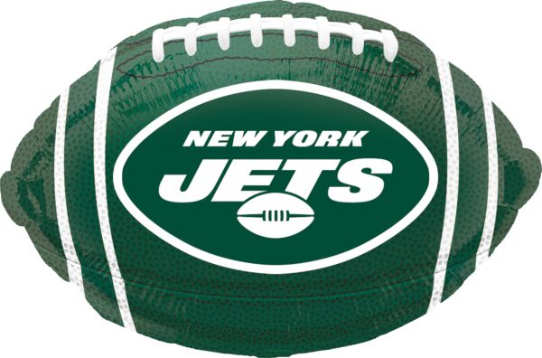 18-Inch New York Jets NFL Football Foil Balloon – Game Day Fan Decor
