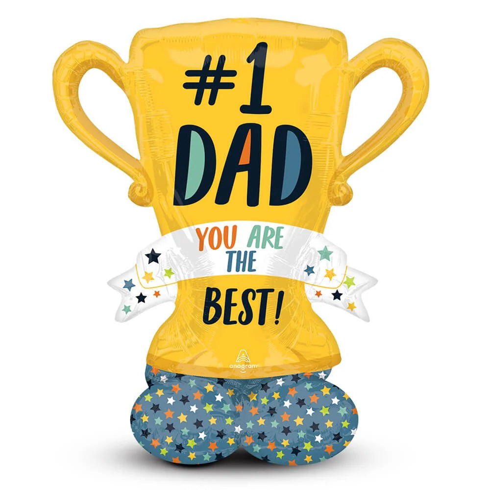 43 inch BEST DAD TROPHY AIRLOONZ