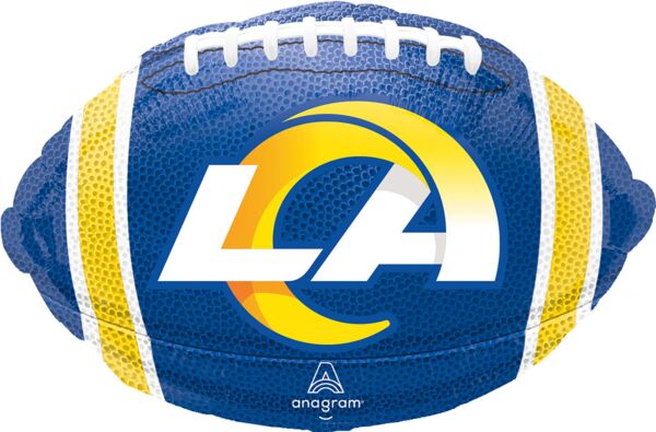 Los Angeles Rams NFL Foil Balloon Bouquet – Football Fan Celebration Decor