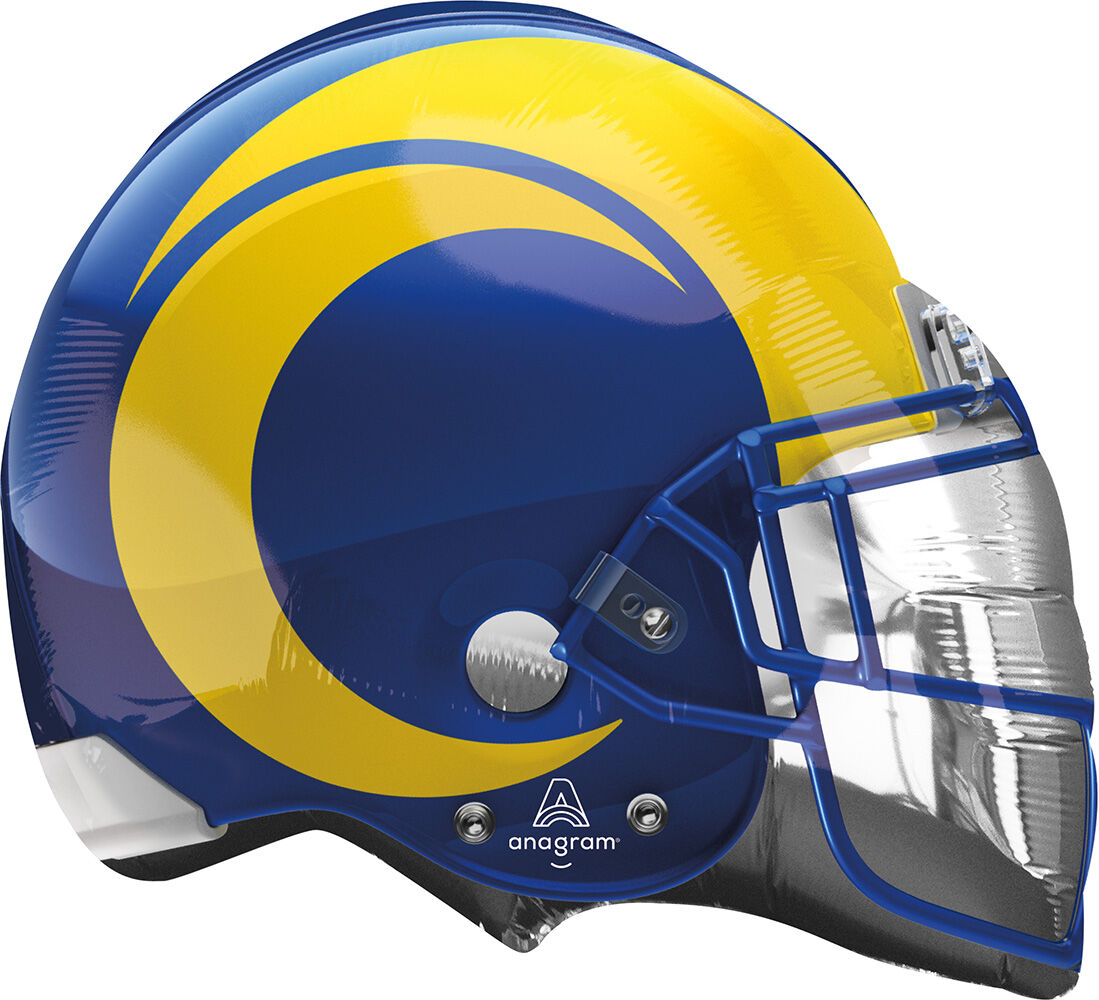 21-Inch Los Angeles Rams NFL Helmet Foil Balloon – Bold Football Fan Decor