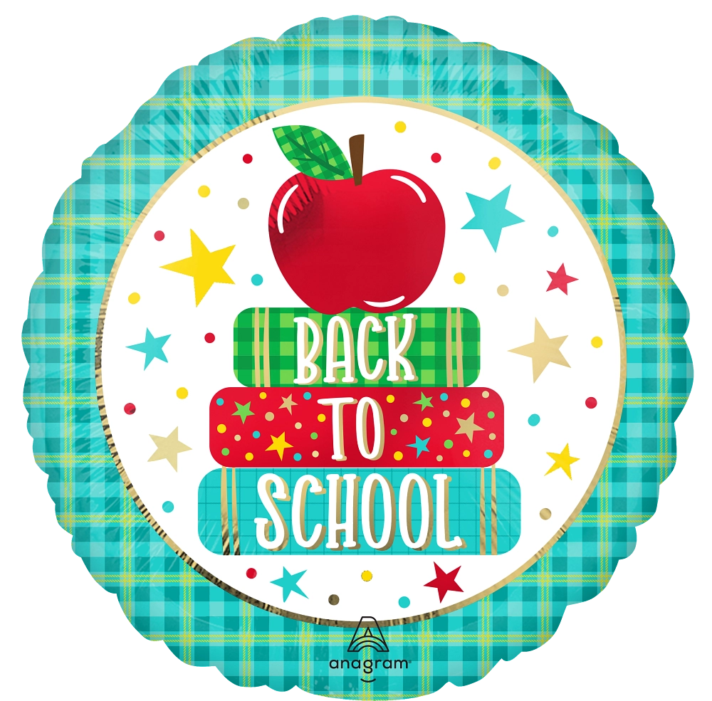 Back to school Apple and Books - 17 inch
