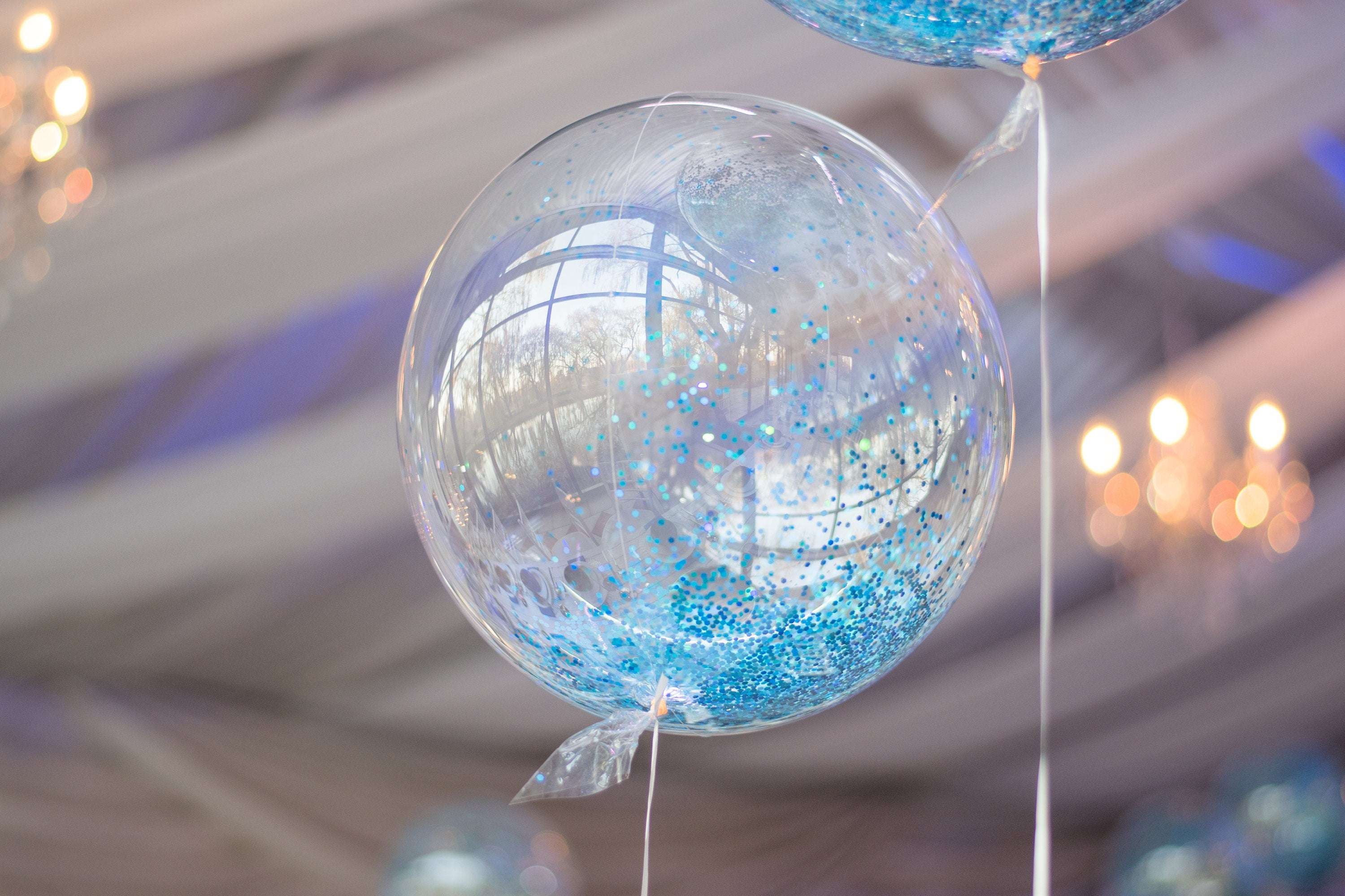 Clear Bobo Balloon: Transparent Spherical Balloon for Parties