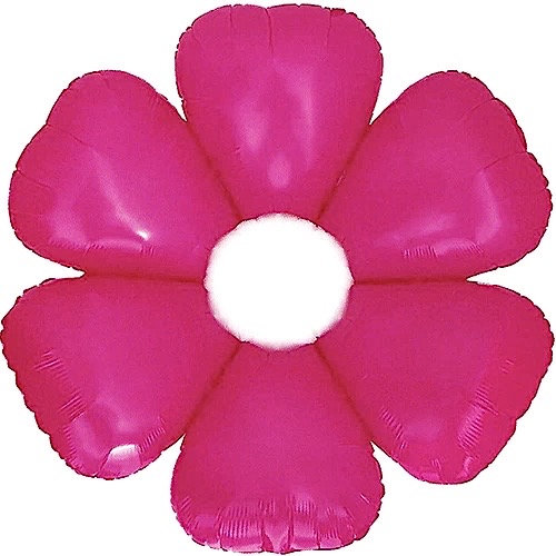 Giant White Daisy Mylar Balloon: Retro Flower Party Decor