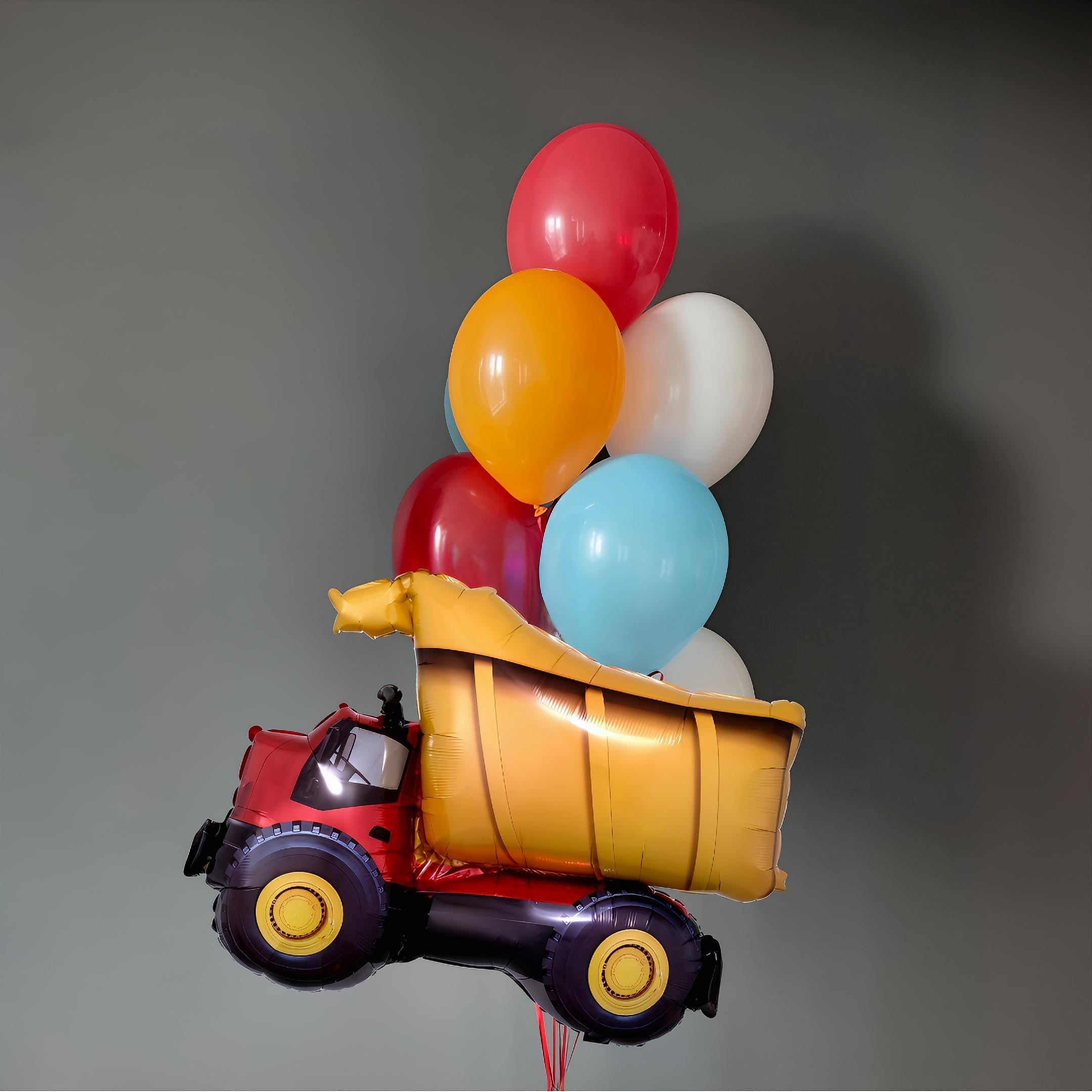 Dump Truck Foil Balloon: Construction Birthday Party Decor