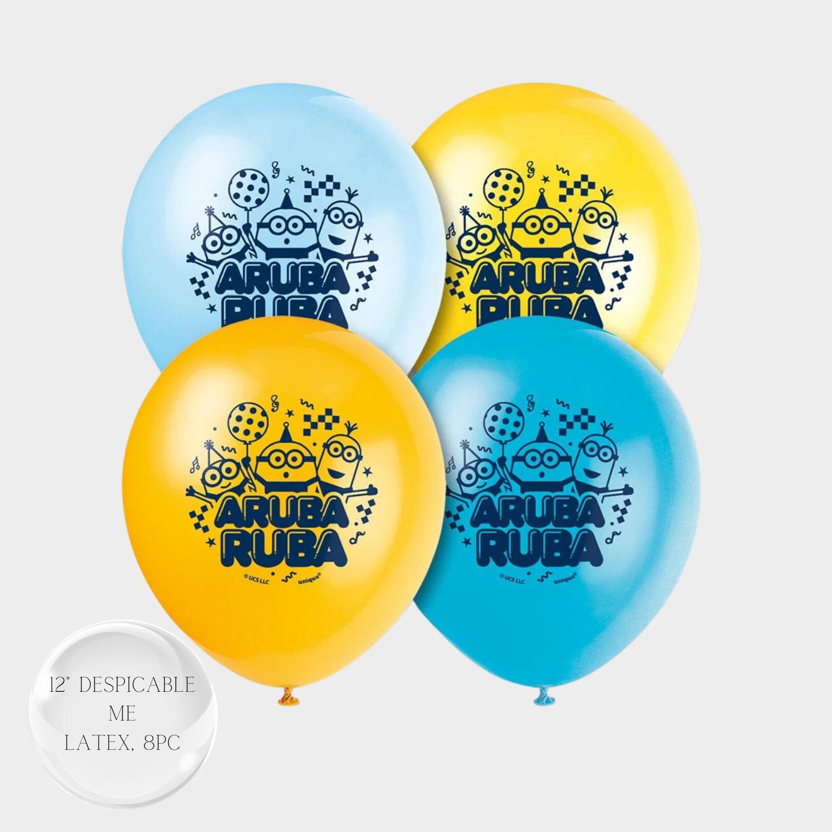 Despicable Me 4 Minions Balloon Bouquet - Anagram Licensed