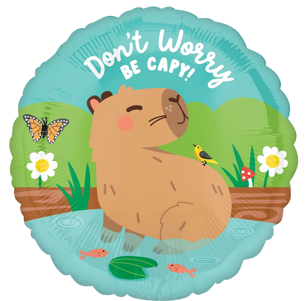 18" Capybara Craze Be Cappy
