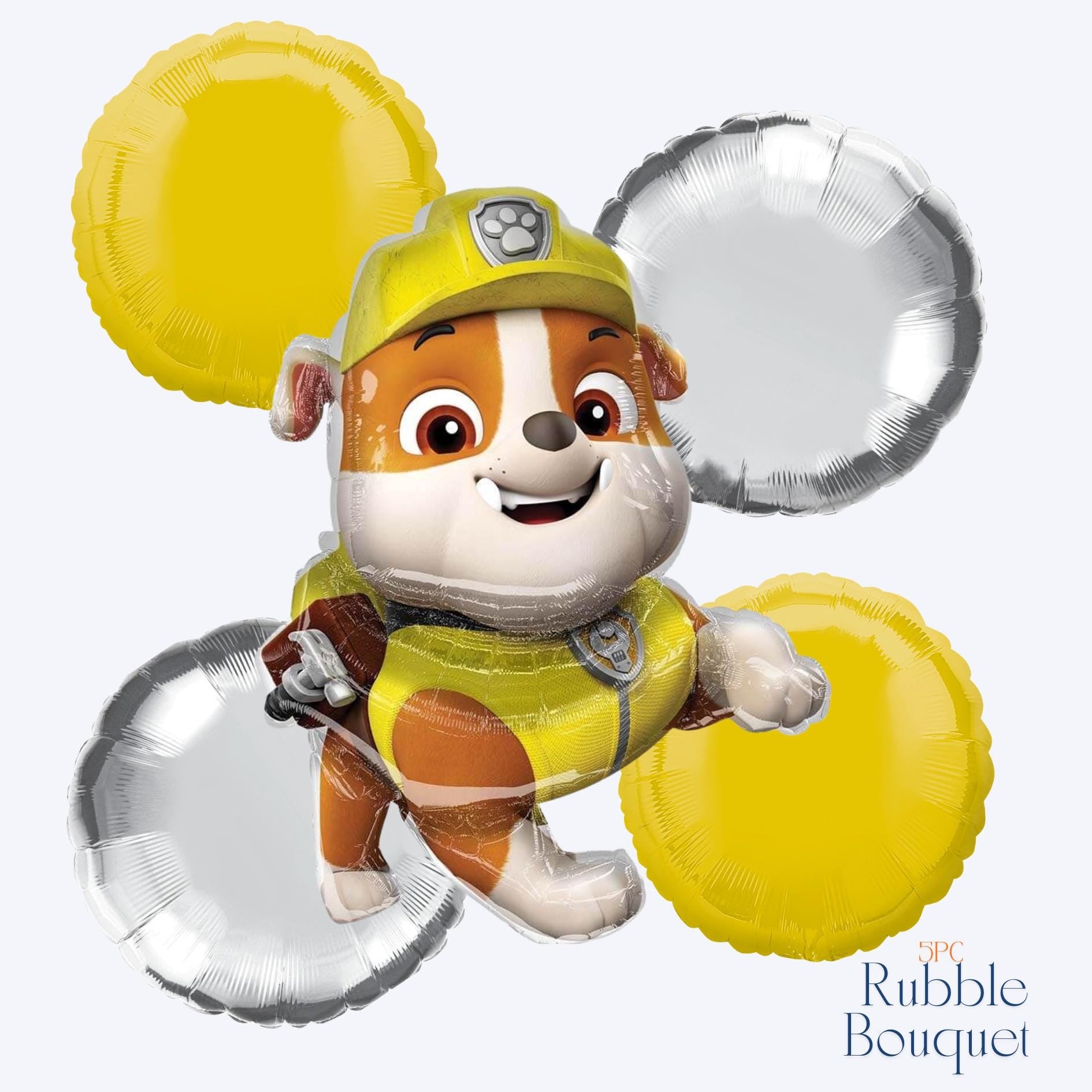 36" Rubble Paw Patrol Balloon: Anagram Licensed Foil Balloon