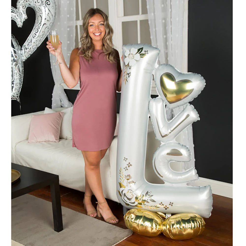 58 inch L-O-V-E WEDDING AIRLOONZ