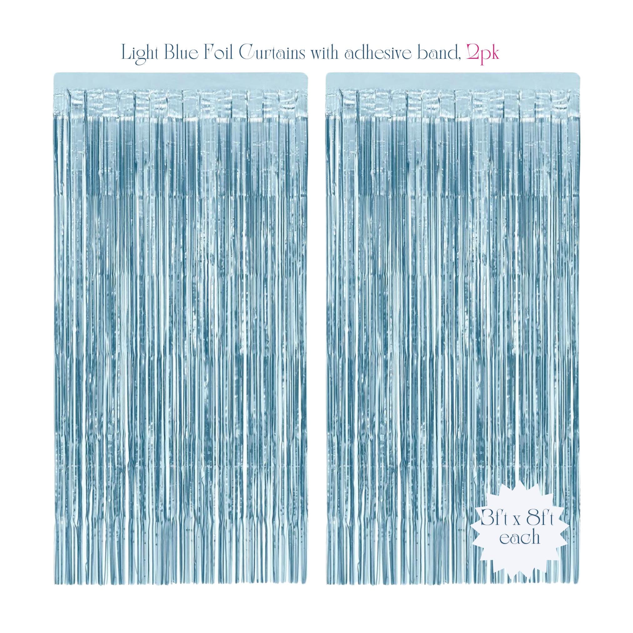 Iridescent Fringe Curtain Backdrop: Birthday, Bachelorette Party Decor (2pk)