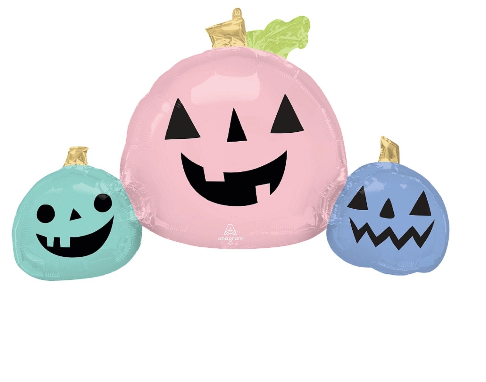Pastel Halloween Pumpkin Balloons: Spooky Party Decor