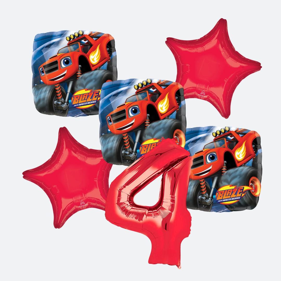 Blaze and the Monster Machines Balloon Bouquet - Anagram Licensed