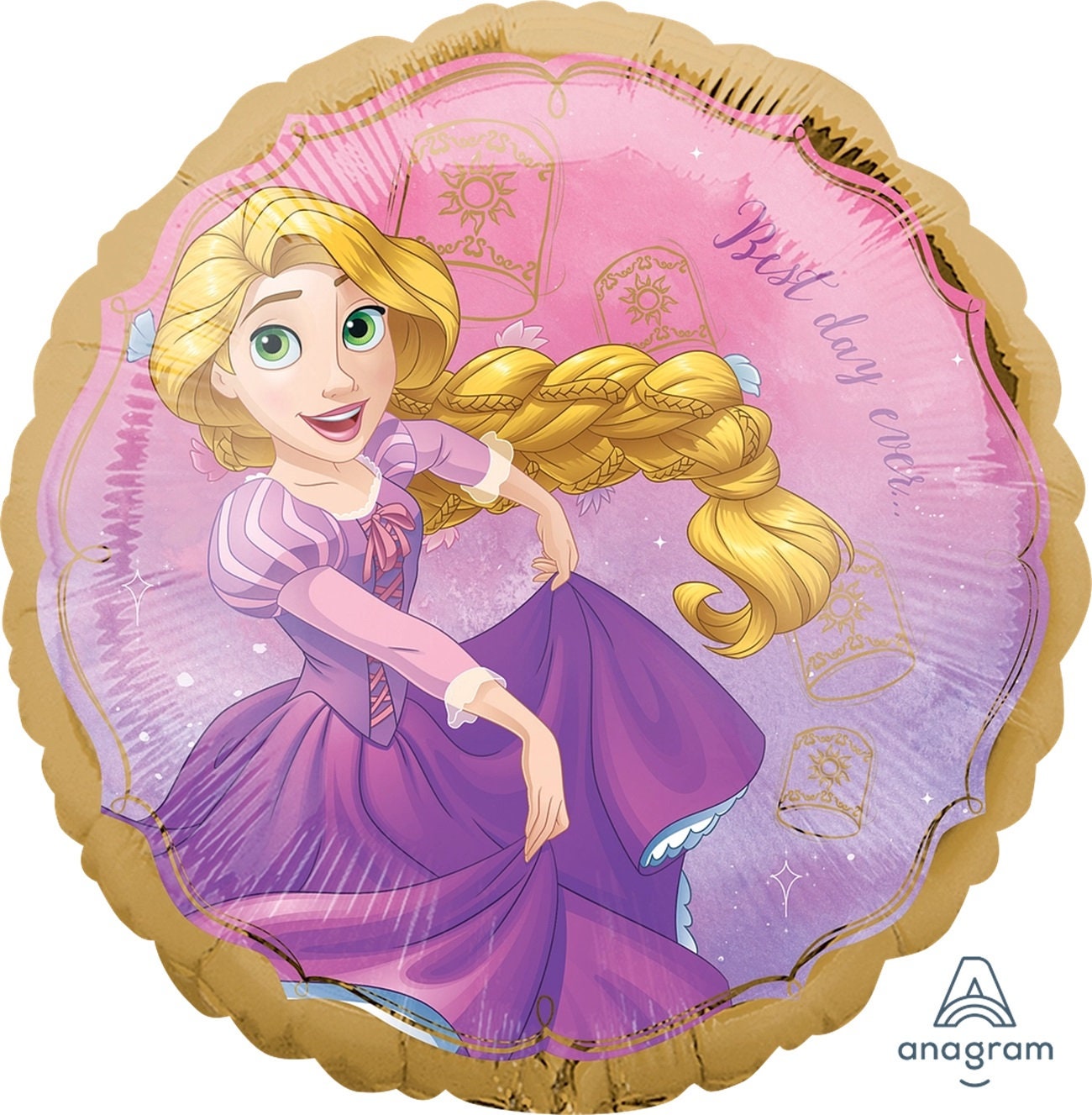 Rapunzel Balloon Bouquet: Tangled Princess Birthday Party Decor