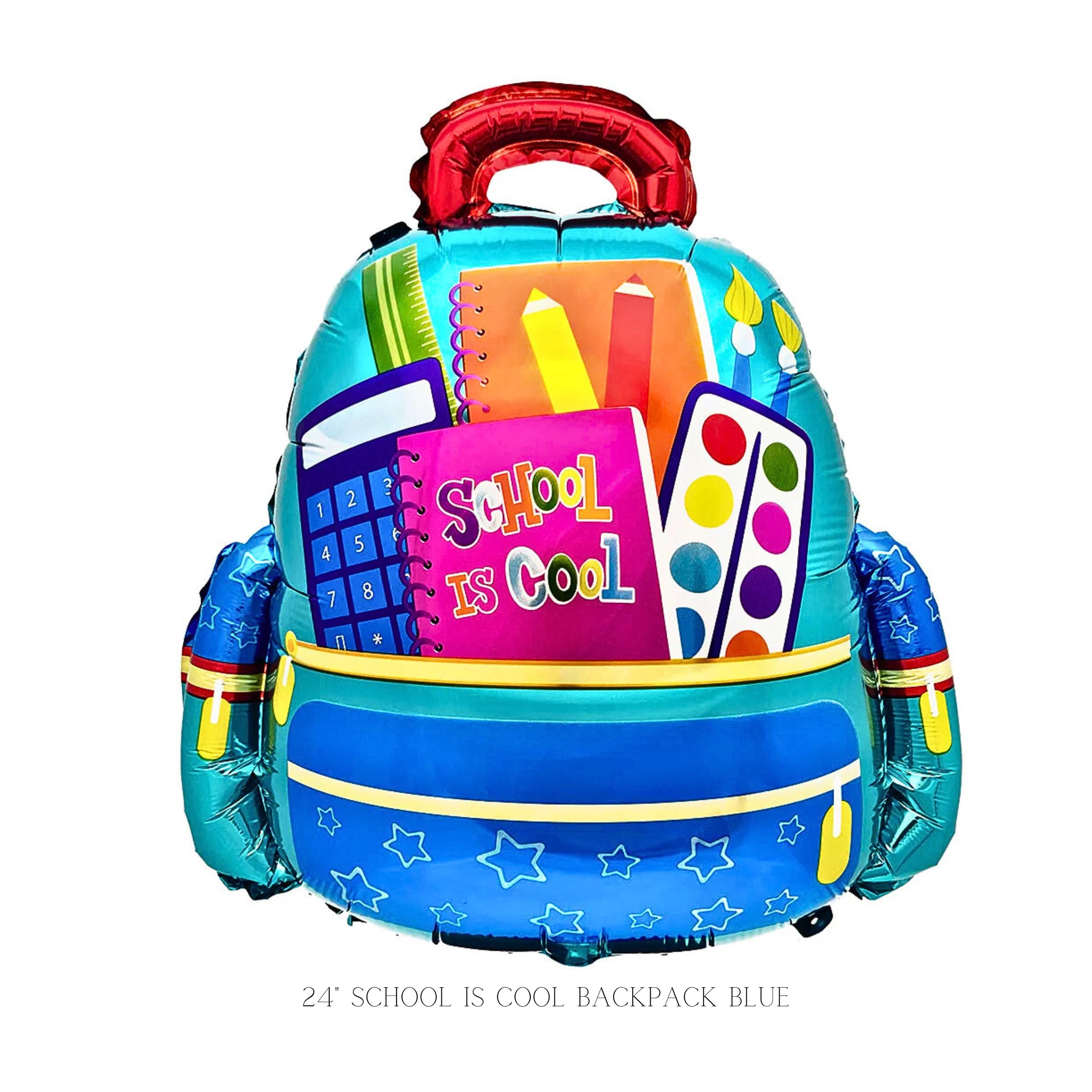 Back to School Balloon Set: Apple, Bus, & Party Decor
