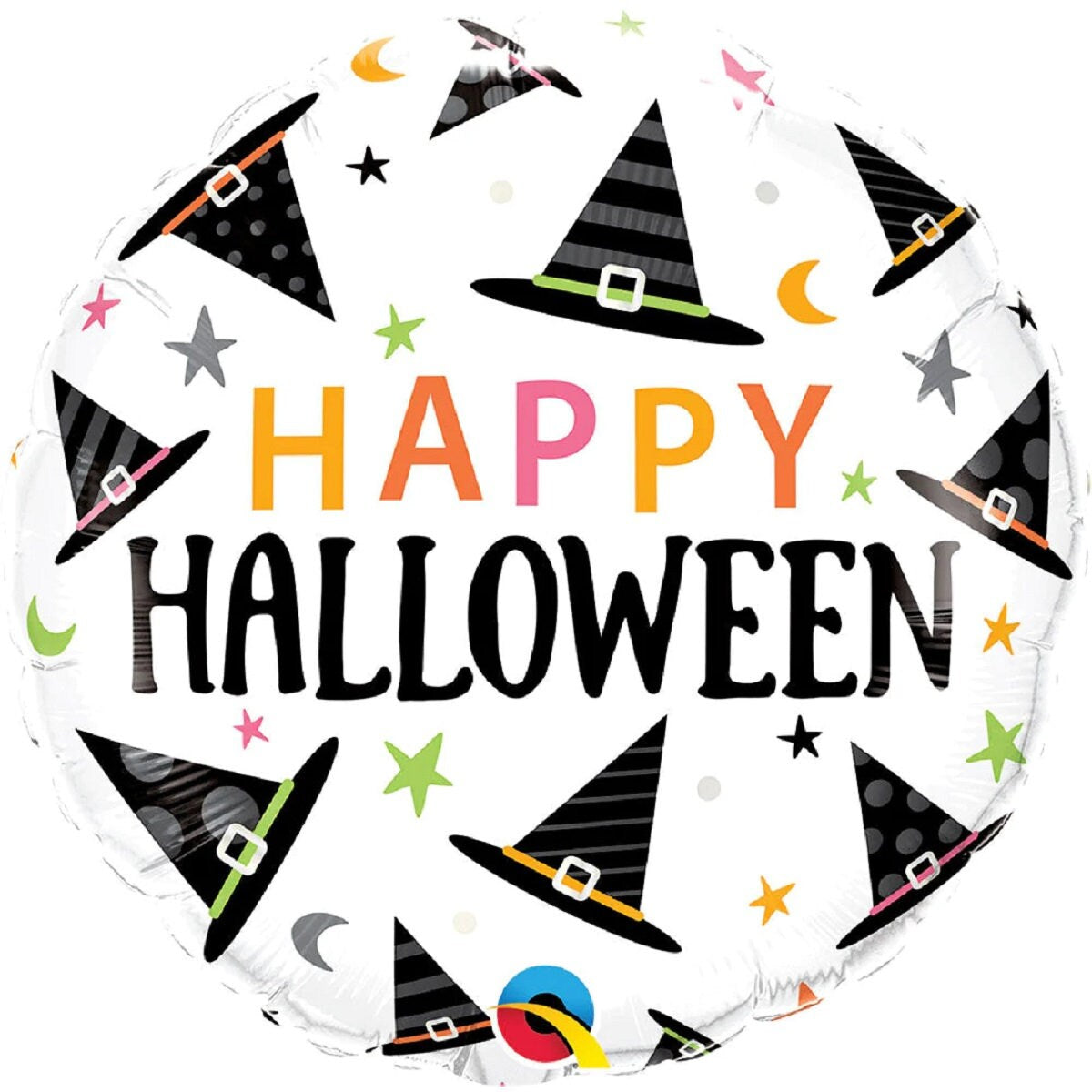 Halloween Witch Hat Balloon: Iridescent Ghost, Spider Party Decor
