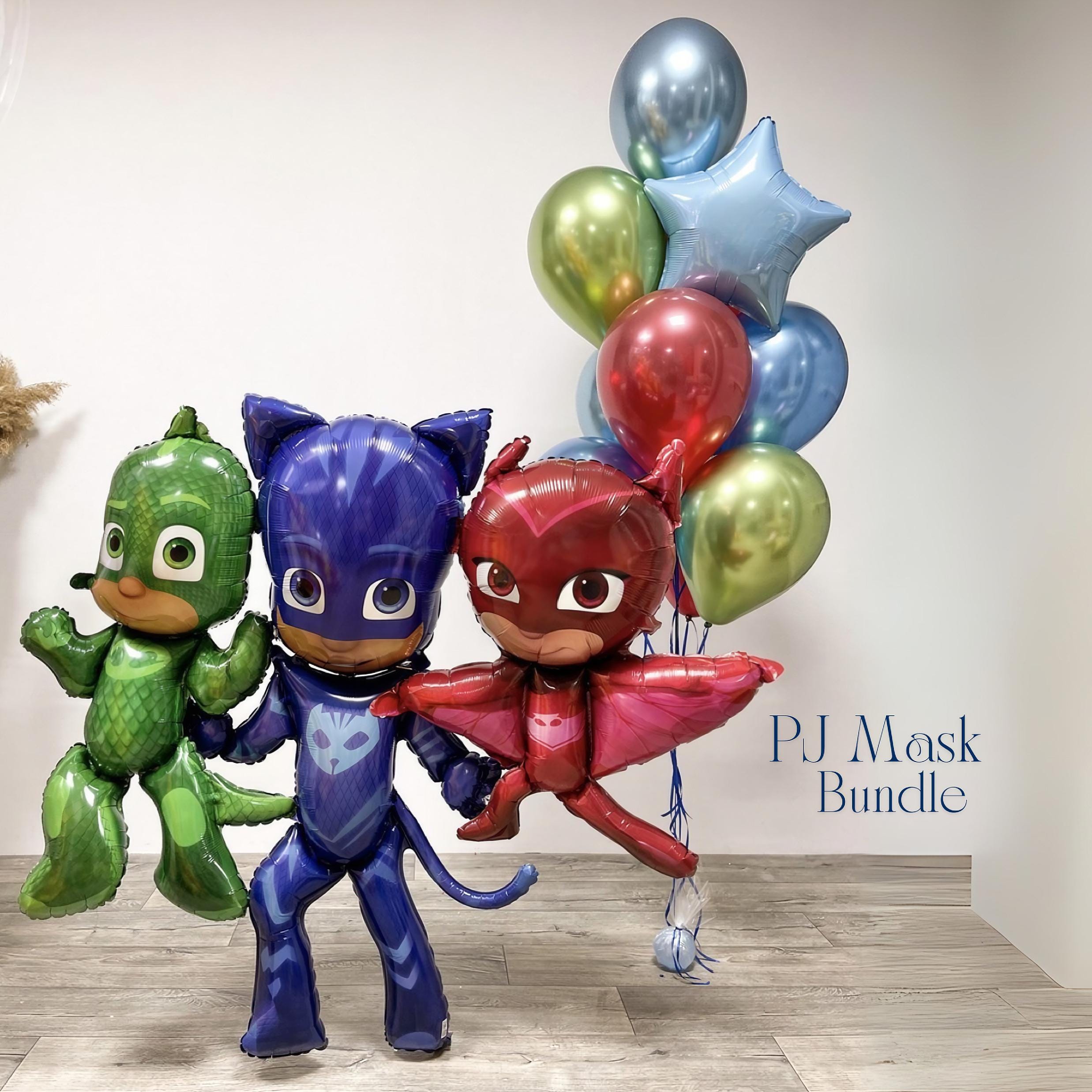 PJ Masks Balloon Bundle - Superhero Party Decor