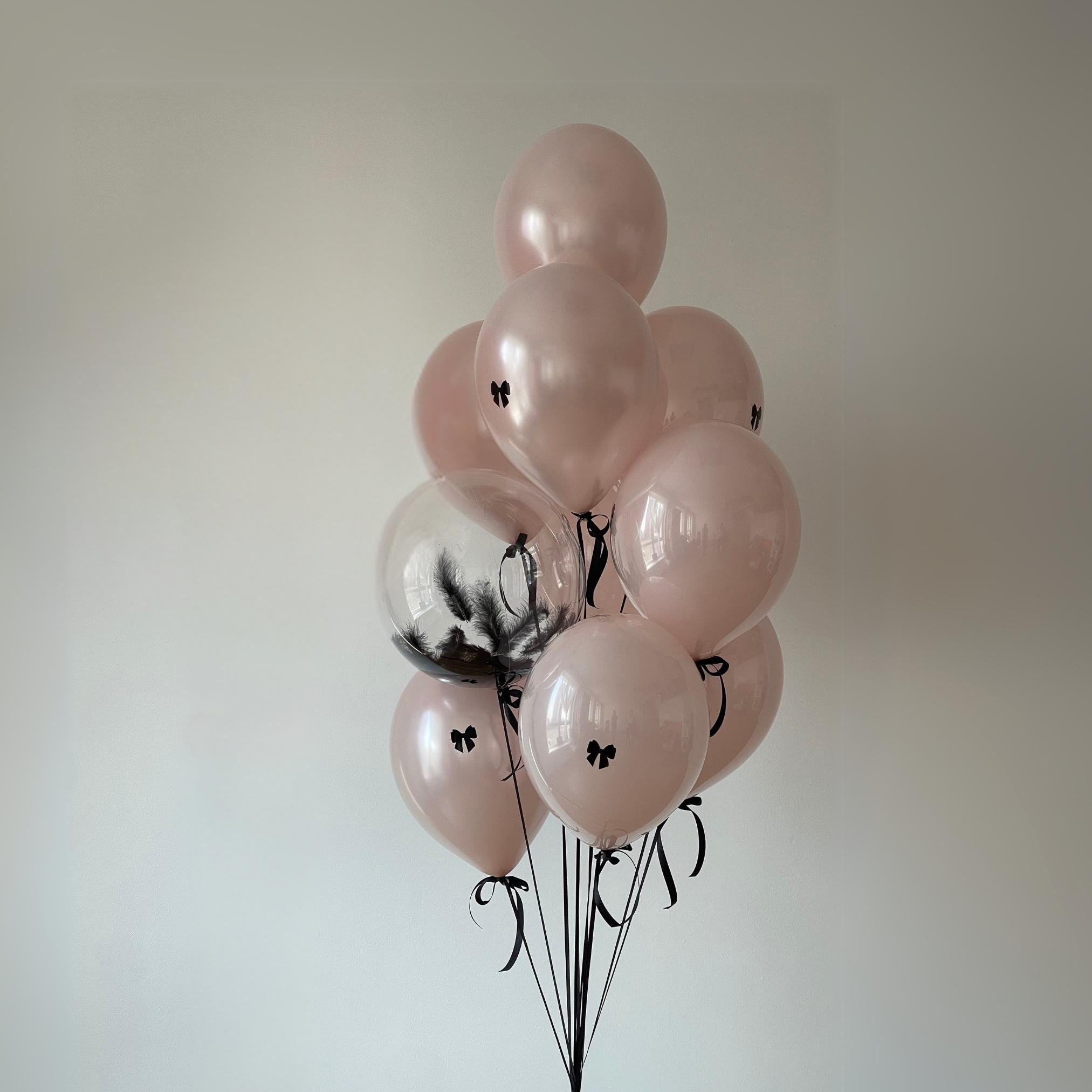 Coquette Birthday Balloon Bouquet: Pink Bow Party Decor