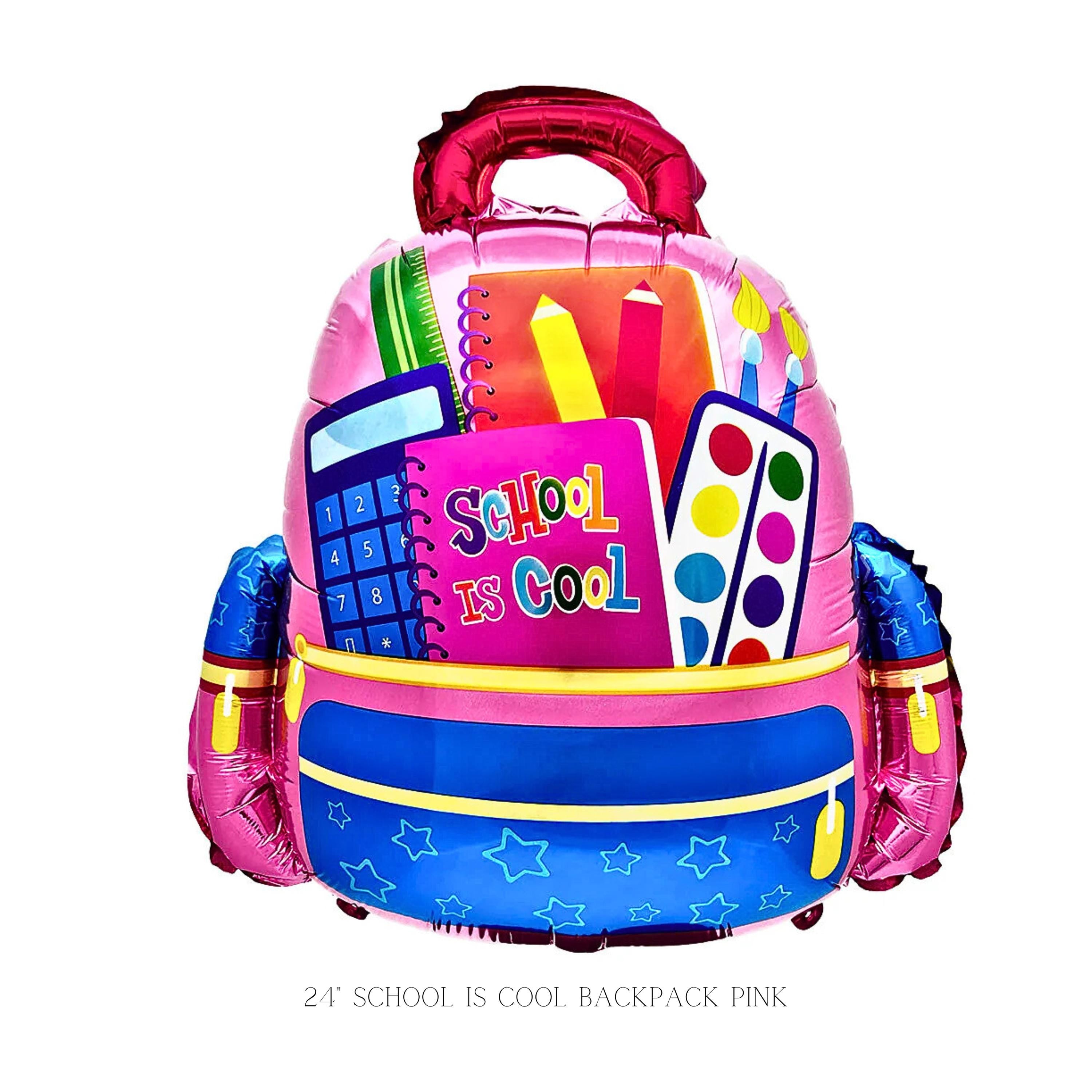 Back to School Balloon Set: Apple, Bus, & Party Decor