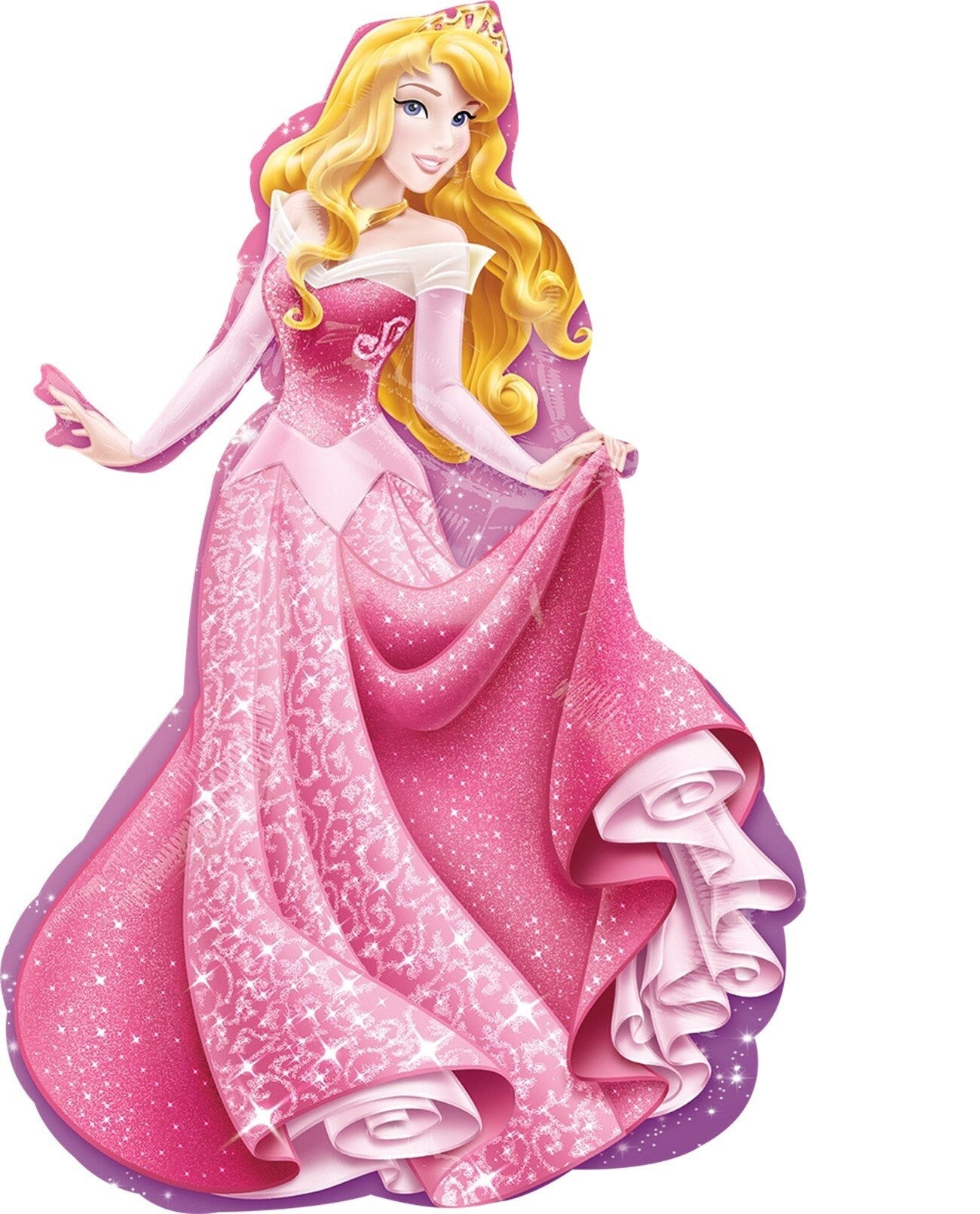 Princess Aurora Balloon Bouquet: Sleeping Beauty Birthday Decorations