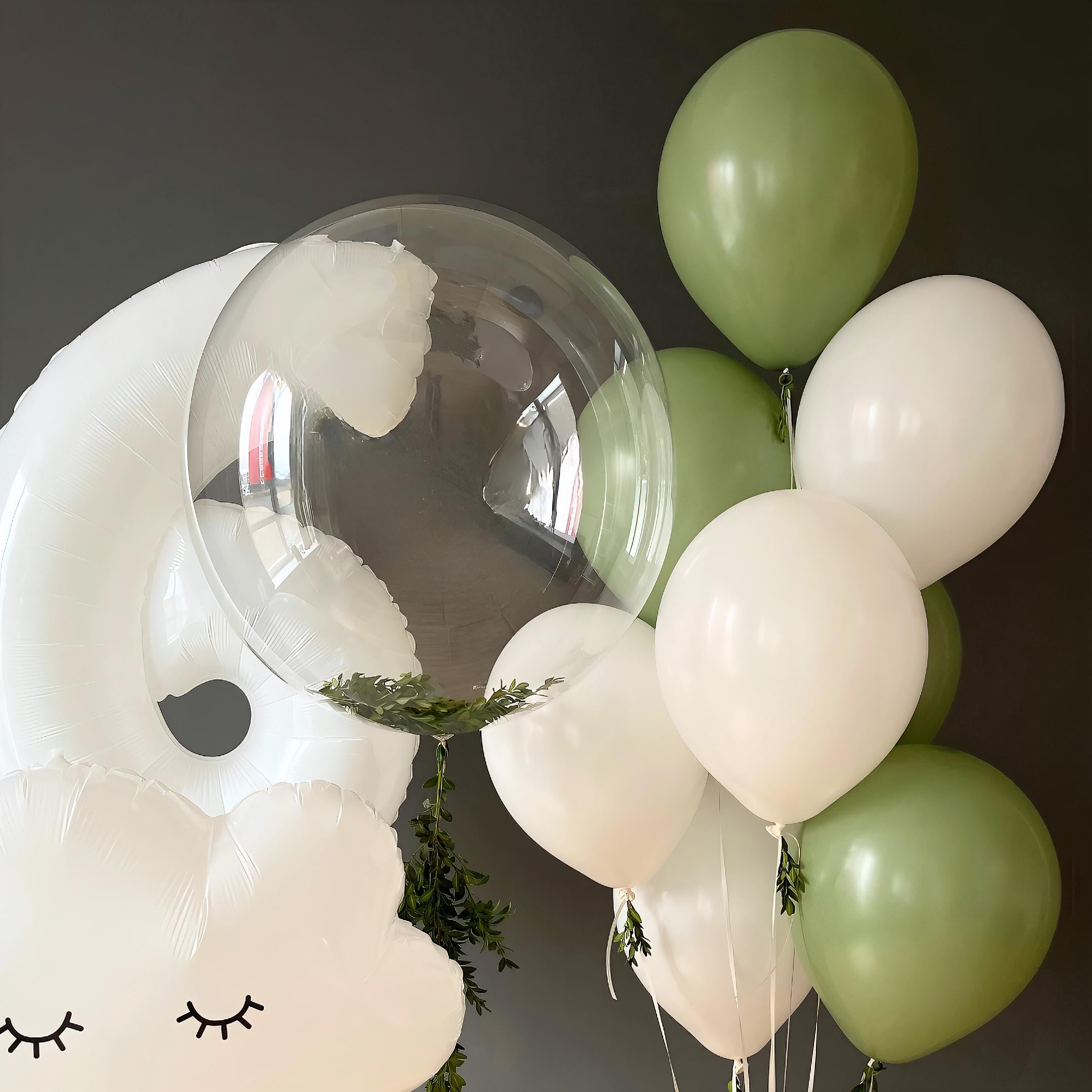 Sage Green Balloon Garland Kit: Baby Shower Birthday Party Decor