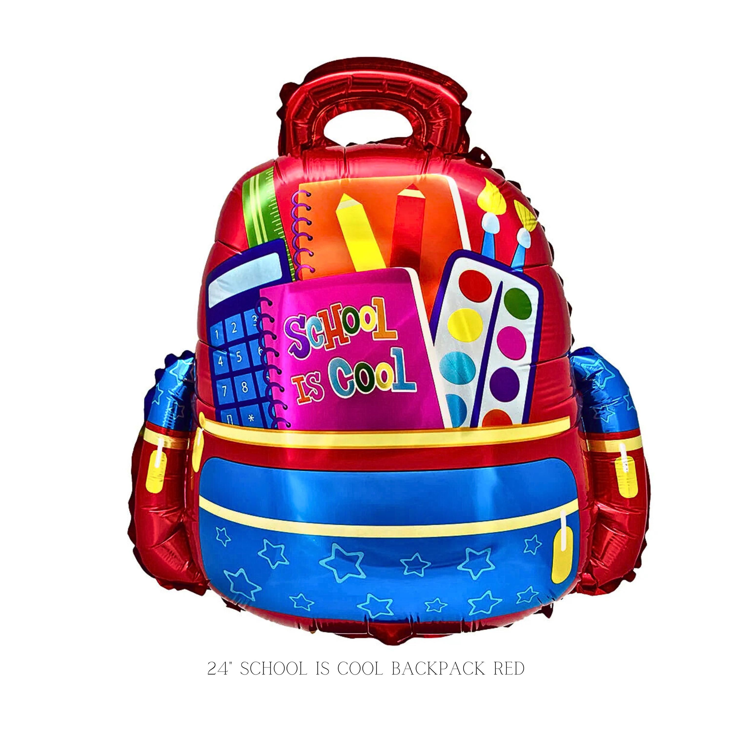 Back to School Balloon Set: Apple, Bus, & Party Decor